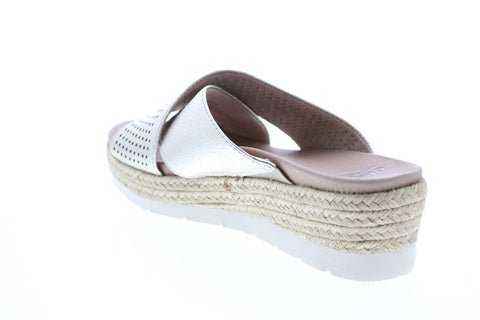 Earth Modena Marigold Leather Womens Gold Slingback Sandals Shoes