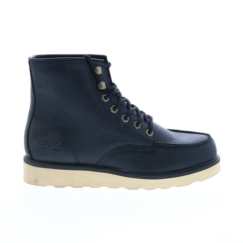 Lugz Prospect MPROSPL-062 Mens Black Leather Lace Up Chukkas Boots