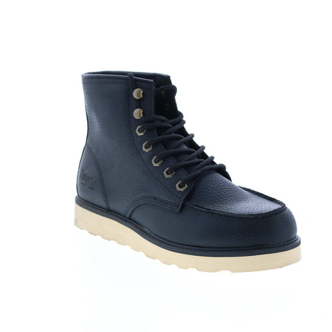 Lugz Prospect MPROSPL-062 Mens Black Leather Lace Up Chukkas Boots