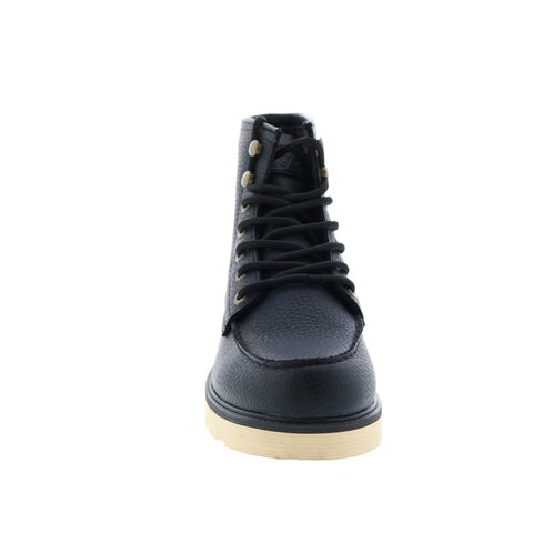 Lugz Prospect MPROSPL-062 Mens Black Leather Lace Up Chukkas Boots