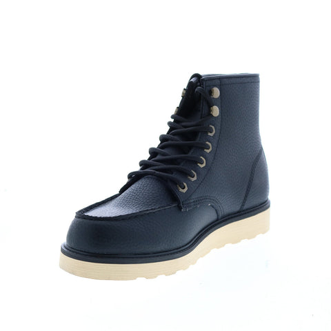 Lugz Prospect MPROSPL-062 Mens Black Leather Lace Up Chukkas Boots