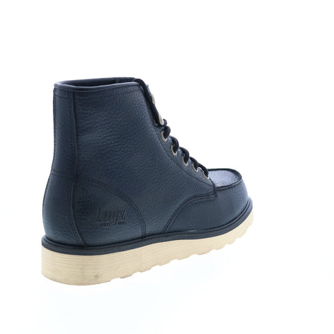 Lugz Prospect MPROSPL-062 Mens Black Leather Lace Up Chukkas Boots
