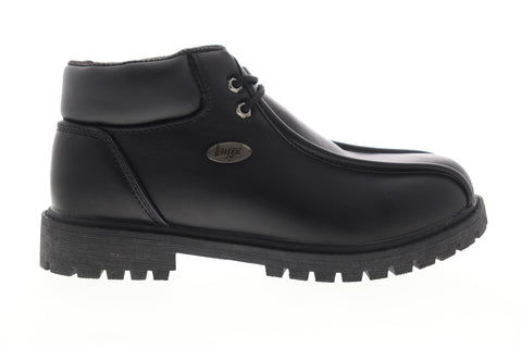 Lugz Pathway 5 MPTW5V-001 Mens Black Leather Mid Top Lace Up Ankle Boots