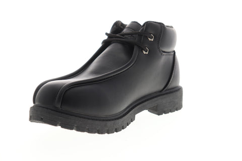 Lugz Pathway 5 MPTW5V-001 Mens Black Leather Mid Top Lace Up Ankle Boots