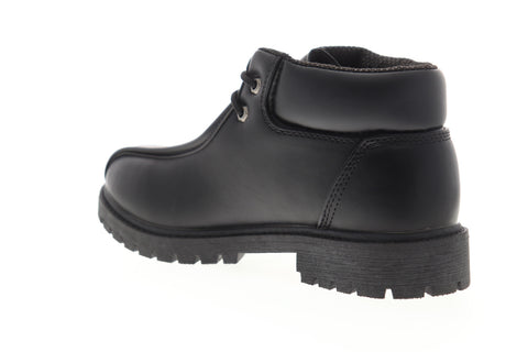 Lugz Pathway 5 MPTW5V-001 Mens Black Leather Mid Top Lace Up Ankle Boots