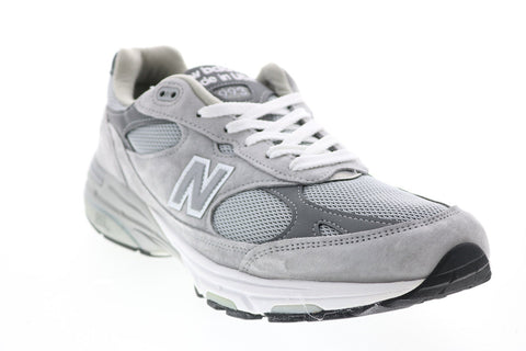 New Balance 993 MR993GL Mens Gray Suede Lifestyle Sneakers Shoes