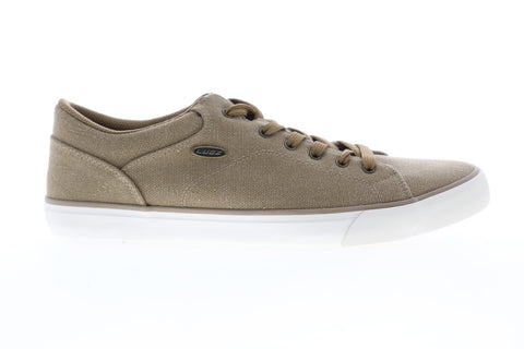 Lugz Regent LO Mens Brown Canvas Lace Up Lifestyle Sneakers Shoes