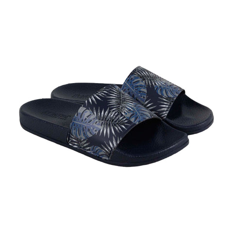 Kenneth Cole Reaction Design 2112692 MRS8SY005 Mens Blue Slides Sandals Shoes