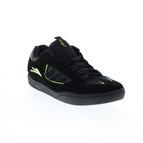 Lakai Carroll MS1210117B00 Mens Black Suede Skate Inspired Sneakers Shoes