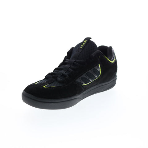 Lakai Carroll MS1210117B00 Mens Black Suede Skate Inspired Sneakers Shoes