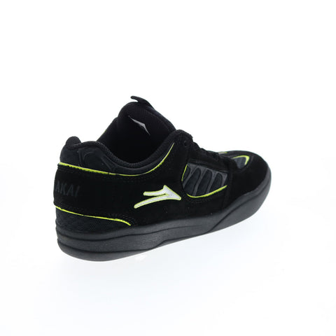 Lakai Carroll MS1210117B00 Mens Black Suede Skate Inspired Sneakers Shoes