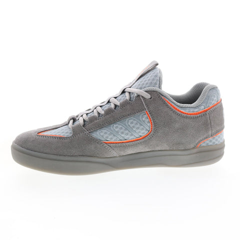 Lakai Carroll MS1210117B00 Mens Gray Suede Skate Inspired Sneakers Shoes
