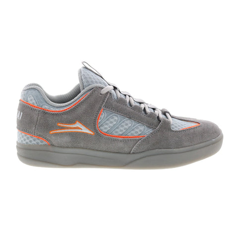 Lakai Carroll MS1210117B00 Mens Gray Suede Skate Inspired Sneakers Shoes