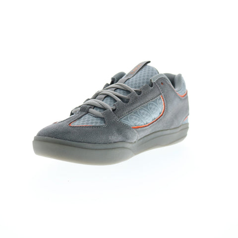 Lakai Carroll MS1210117B00 Mens Grey Suede Skate Inspired Sneakers Shoes