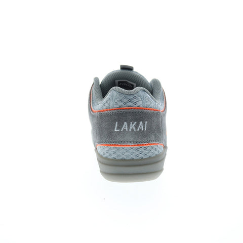 Lakai Carroll MS1210117B00 Mens Grey Suede Skate Inspired Sneakers Shoes