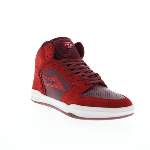 Lakai Telford MS1230208B00 Mens Burgundy Skate Inspired Sneakers Shoes