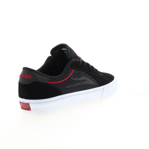 Lakai Flaco II Chocolate Mens Black Suede Skate Inspired Sneakers Shoes