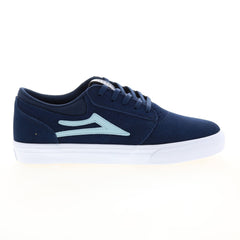 Lakai Griffin MS1240227A00 Mens Blue Suede Skate Inspired Sneakers Shoes