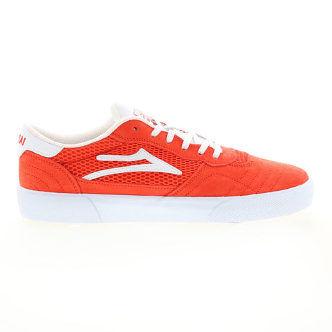Lakai Cambridge MS1240252A00 Mens Orange Skate Inspired Sneakers Shoes