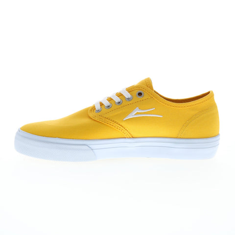 Lakai Oxford MS2210255A00 Mens Yellow Canvas Skate Inspired Sneakers Shoes
