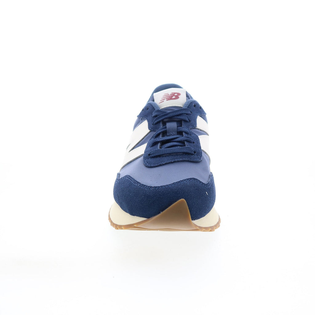 New Balance 237 MS237CM Mens Blue Suede Lace Up Lifestyle Sneakers Sho ...