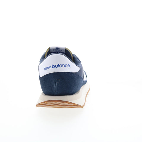 New Balance 237 MS237GB Mens Blue Suede Lace Up Lifestyle Sneakers Shoes