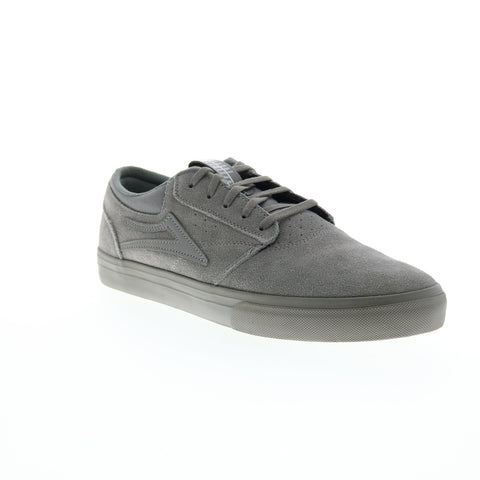 Lakai Griffin MS3210227A00 Mens Gray Suede Skate Inspired Sneakers Shoes
