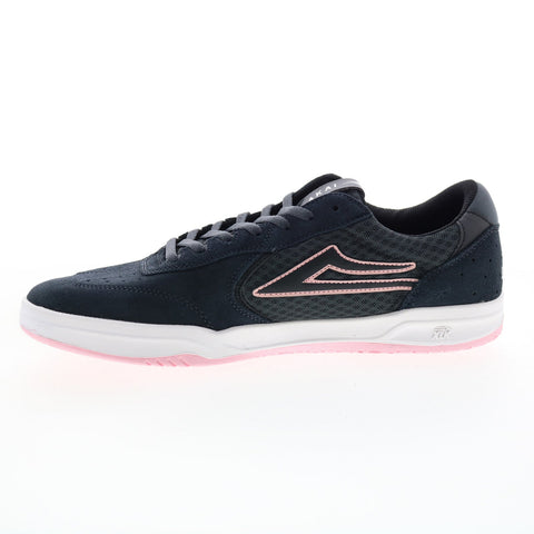 Lakai Atlantic MS3220082B00 Mens Black Suede Skate Inspired Sneakers Shoes
