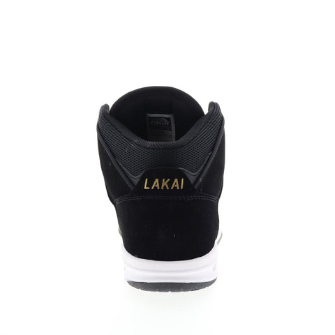 Lakai Telford MS3230208B00 Mens Black Suede Skate Inspired Sneakers Shoes