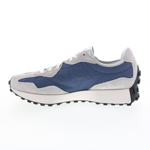 New Balance 327 MS327CZ Mens Gray Suede Lace Up Lifestyle Sneakers Shoes
