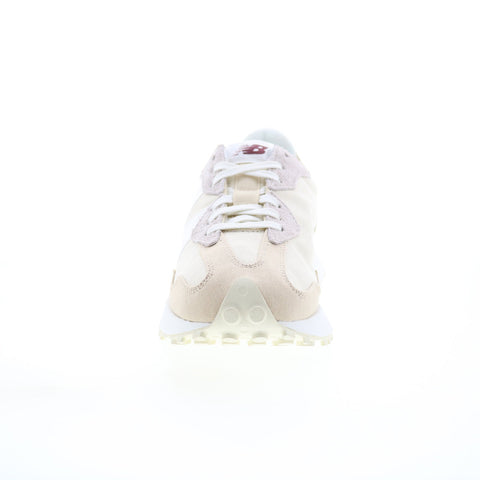 New Balance 327 MS327DA Mens Beige Canvas Lace Up Lifestyle Sneakers Shoes
