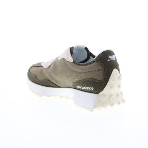 New Balance 327 MS327DC Mens Green Canvas Lace Up Lifestyle Sneakers Shoes