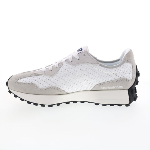 New Balance 327 MS327NH Mens Gray Suede Lace Up Lifestyle Sneakers Shoes
