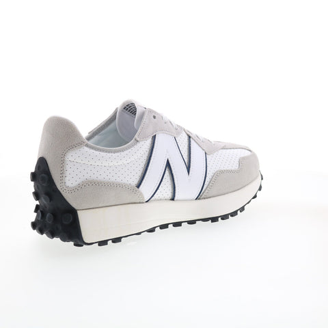 New Balance 327 MS327NH Mens Gray Suede Lace Up Lifestyle Sneakers Shoes