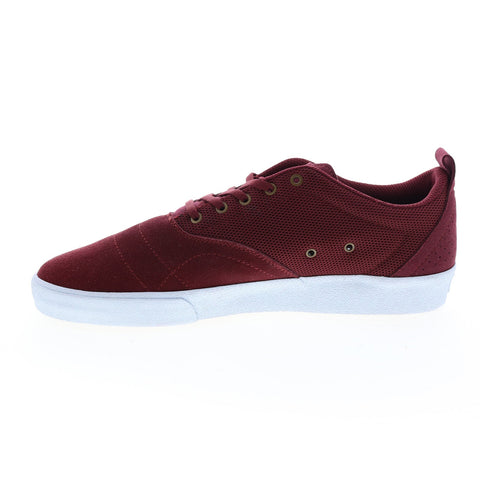 Lakai Bristol MS4190249A00 Mens Burgundy Suede Skate Inspired Sneakers Shoes