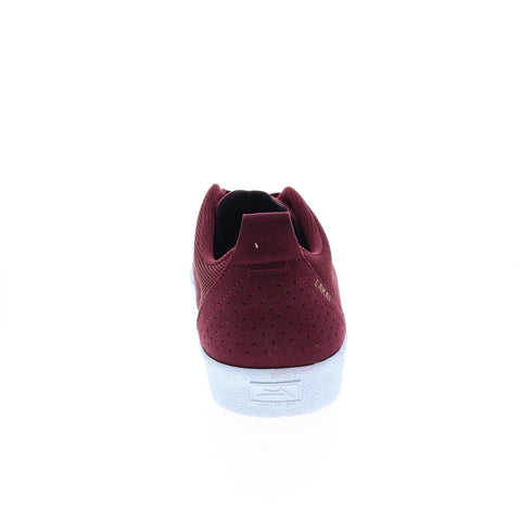 Lakai Bristol MS4190249A00 Mens Burgundy Suede Skate Inspired Sneakers Shoes