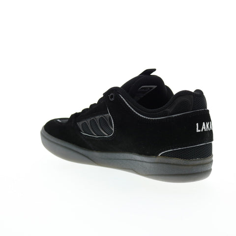 Lakai Carroll MS4200117B00 Mens Black Suede Skate Inspired Sneakers Shoes