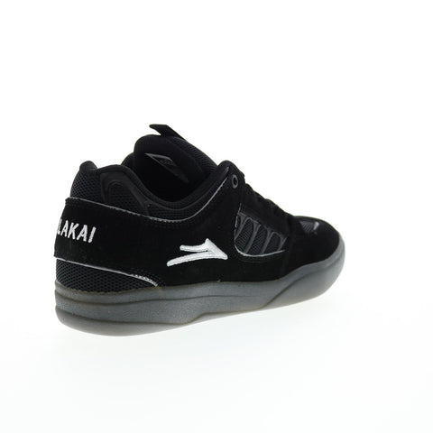 Lakai Carroll MS4200117B00 Mens Black Suede Skate Inspired Sneakers Shoes