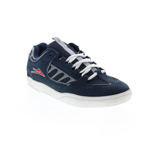 Lakai Carroll MS4200117B00 Mens Blue Suede Skate Inspired Sneakers Shoes