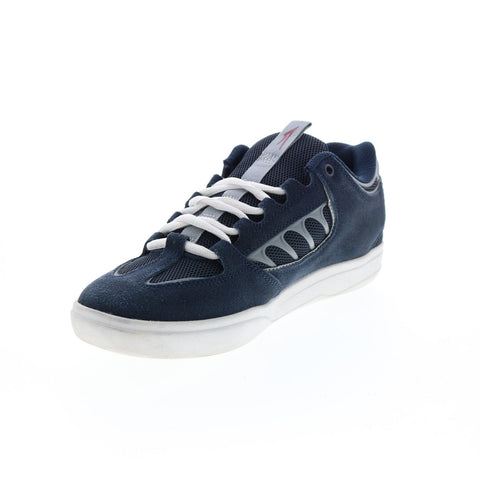 Lakai Carroll MS4200117B00 Mens Blue Suede Skate Inspired Sneakers Shoes