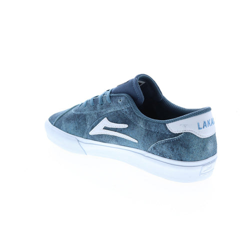 Lakai Flaco Ii MS4210112A00 Mens Blue Suede Skate Inspired Sneakers Shoes