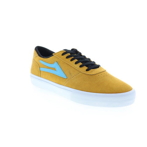 Lakai Manchester MS4210200A00 Mens Yellow Suede Skate Inspired Sneakers Shoes