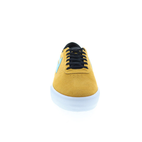 Lakai Manchester MS4210200A00 Mens Yellow Suede Skate Inspired Sneakers Shoes