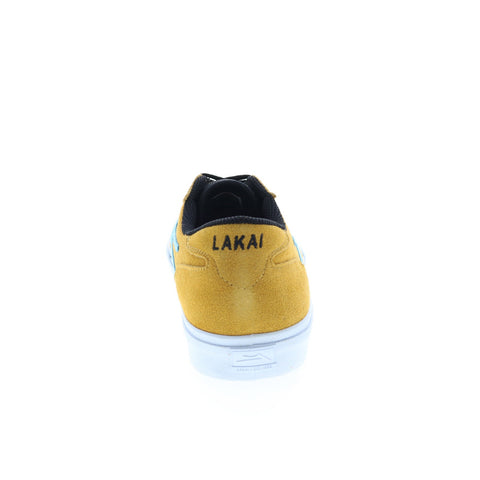 Lakai Manchester MS4210200A00 Mens Yellow Suede Skate Inspired Sneakers Shoes