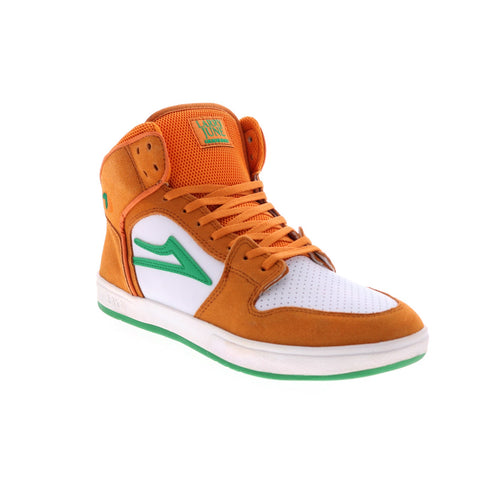 Lakai Telford Larry June Mens Orange Suede Skate Inspired Sneakers Shoes