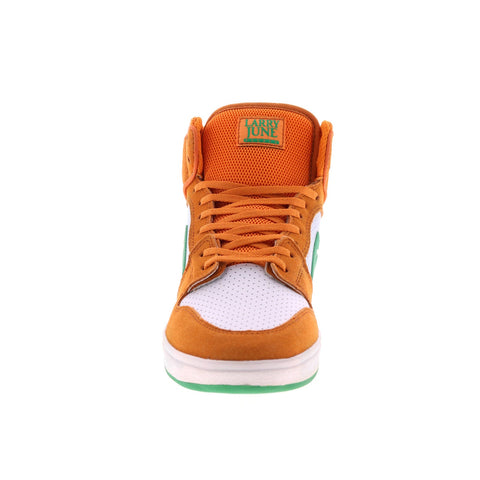 Lakai Telford Larry June Mens Orange Suede Skate Inspired Sneakers Shoes