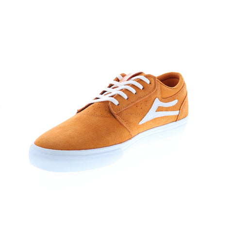 Lakai Griffin MS4210227A00 Mens Orange Suede Skate Inspired Sneakers Shoes
