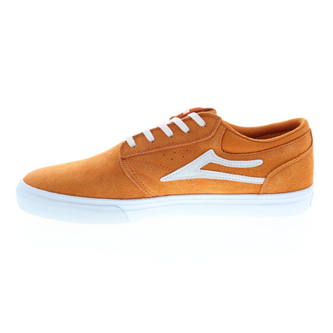 Lakai Griffin MS4210227A00 Mens Orange Suede Skate Inspired Sneakers Shoes