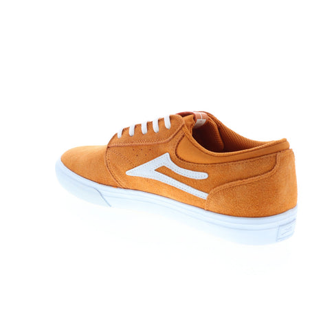Lakai Griffin MS4210227A00 Mens Orange Suede Skate Inspired Sneakers Shoes