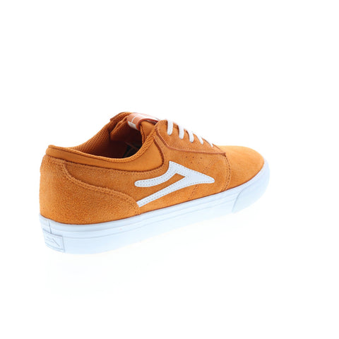 Lakai Griffin MS4210227A00 Mens Orange Suede Skate Inspired Sneakers Shoes